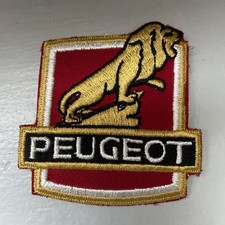 NOS Vintage Peugeot Bicycle Embroidered Patch picture