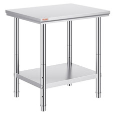 Mophorn Commercial Worktable & Workstation 24 X 30 X 32 Inch Stainless Steel Wor picture