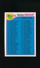 1985-86 Topps #165 Checklist (1-165) SP * EX-MT/NM * picture