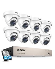 ZOSI 5MP Lite 8CH DVR 1080P H.265 CCTV Security Camera System Night Vision picture