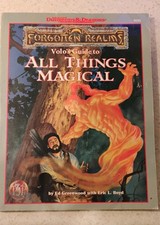 VOLO'S GUIDE TO ALL THINGS MAGICAL 1996 Dungeons & Dragons Forgotten Realms picture