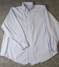 Brooks Brothers Madison Fit Men's Shirt Size L Light Blue Check picture