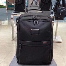 Tumi ALPHA 3 Slim Backpack Black Nylon Business Travel Bag NEW 2603581D3 picture