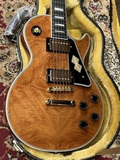 Epiphone Inspired by Gibson Custom Les Paul Custom Burl Maple #GG1e7 picture