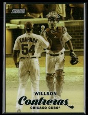 Willson Contreras 2017 Topps Stadium Club Chrome Gold Minted #SCC-72 Chicago picture