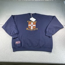 Vintage University Of Cambridge Sweatshirt Mens XL Fleece Crest Preppy Crewneck picture