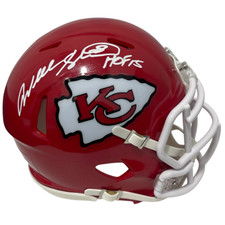 Will Shields Signed KC Chiefs Speed Mini Helmet w HOF 15 Beckett Witness BAS COA picture