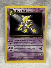 Dark Alakazam 18/82 Rare Team Rocket Pokemon Unlimited Lightly Played picture