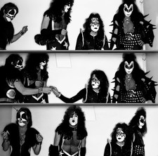 11x14 Kiss Poster Paul Stanley Having Fun Smoking Rare Photography picture