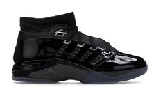 Size 10M/11.5W - Jordan 17 Low Black Patent IV7640-001 picture
