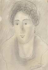 Abraham Walkowitz  American Modern Drawing on Paper Signed Listed 1905 picture