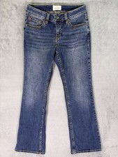 Shyanne Jeans Womens 28x32 Blue Bootcut Medium Wash Mid Rise Cowgirl Stretch picture