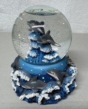 Herco Gift Professional Snow Globe Dolphins Plays “Born Free” picture