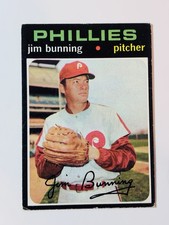 1971 Topps Baseball #574 Jim Bunning Phillies PB picture