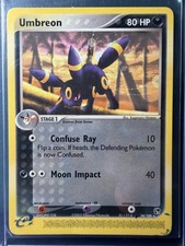 Umbreon 24/100 EX Sandstorm Pokemon Card 2003 E-Reader Rare Non Holo picture