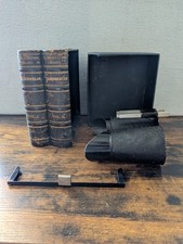 Antique Keystone View Co Telebinocular with box Vol 1 Vol 11 Telegraphic Library picture