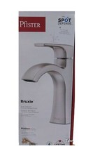 Pfister Bruxie Single Handle Bathroom Faucet Deckplate Drain Kit Brushed Nickel picture