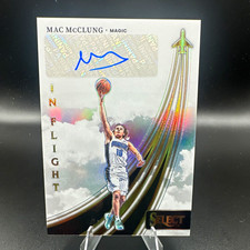 2023-24 Panini Select In Flight Signatures Mac McClung #IFS-MAC Auto /125 picture