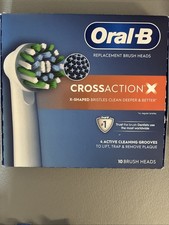 Oral-B - Cross Action  X Electric Toothbrush Replacement Heads - 6 Pack NO BOX picture