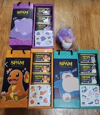 POKEMON X SPAM Korea Exclusive 3 Box Set + 1 Plush Keychain 30th Anniversary Set picture