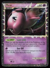 Mew 97/102 Holo Prime Rare HGSS Triumphant Pokemon English LP picture
