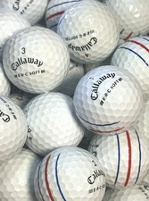 24 Near Mint AAAA White Callaway ERC-Soft Used/ Recycled Golf Balls picture