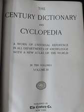 Antique Vintage Century Dictionary & Cyclopedia 1906 Volume IV (4) H, I, J, K, L picture
