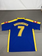 Vintage Lotto Ukraine National Futbol Soccer Jersey Andriy Shevchenko Mens Sz XL picture