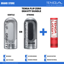 TENGA Flip Zero Gravity Male Reusable Masturbator/ Stroker & Lotion Bundle picture