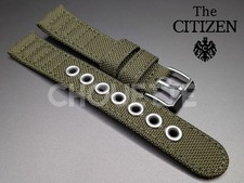 OEM Citizen 18mm Green Canvas Watch Band for Eco-Drive BM8180-03E, E101-S006597 picture