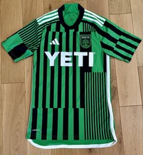 $90 Adidas MLS Austin FC 23/24 Home Yeti Soccer Jersey Men's Size XS NEW picture