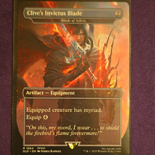 Wizards of the Coast Clive's Invictus Blade Borderless Rare 1864 MTG picture