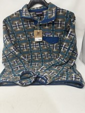 Patagonia Women's Synchilla Snap-T Pullover T – Snow beam SzMedium New With Tags picture