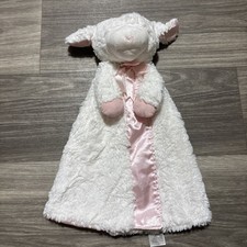 Gund Security Blanket Newborn Baby Girl Soft Plush Winky Huggy Buddy Lovey Lamb picture