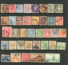 JAPAN Year 1879-1936 mix  / 25-6-7l / ,used picture