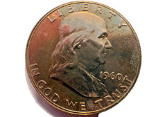 1960 50C Franklin Half Dollar picture