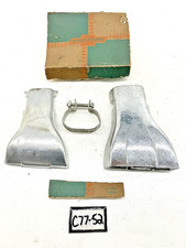 NOS 1951 - 1954 CHEVROLET ACCESSORIES CHROME EXHAUST DEFLECTOR 986382 GM C77-53 picture