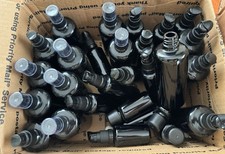 Lot of (29) Assorted Miron Violet Glass Biophotonic bottles, spray, pump 1-4 oz picture