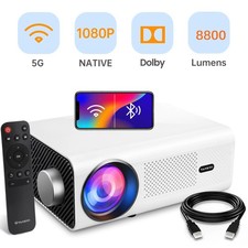 VANKYO 4K Projector DoIby 45000LMS 1080P HD 5G WiFi Bluetooth Video Home Theater picture