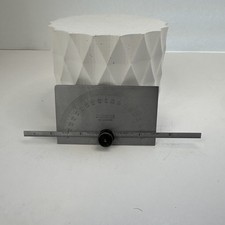 Vintage, L.S. Starrett, Protractor,  No. C493B, Rule, 6”, L.S. Starrett C493B  picture