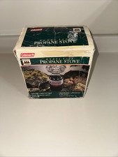 Vintage Coleman 5438 Lightweight Compact Single Burner Propane Stove - New picture