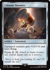 Colossus Hammer (338) ( NM) Commander: FINAL FANTASY MTG FIC picture