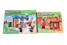 Lego Minecraft Illager Desert Patrol 21267 & Nether Lava Battle 21266 Lot Of 2 picture