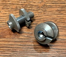 DUCATI CLUTCH & BRAKE CABLE ADJUSTER SET (2pcs) 8mm 250 350 450 *NOS VERLICCHI* picture