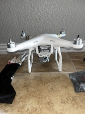 DJI Phantom 3 Professional 4K Drone Bundle + Controller, 3 Batteries - Untested picture