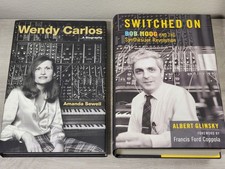 Electronic Synth Music History Book Lot Bob Moog Switched On + Wendy Carlos Bio picture
