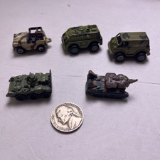 Micro Machines KPT89 Military Metal Tank, And More *See Details* Lot Of 5 Metal picture