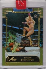 2024 Panini Three Count WWE TIFFANY STRATTON #30 Encased GOLD PARALLEL SP 09/10 picture