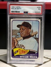 1965 Topps Willie Mays #250 PSA 7 NM San Francisco Giants MLB Baseball Card picture