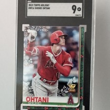 Topps 2019 Holiday Shohei Ohtani Los Angeles Angels #HW16 SGC 9 picture